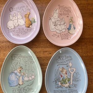 Pottery Barn Kids Holiday Decor Plates - Pastel Collection